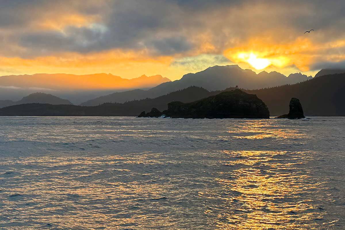 Kachemak Bay sunrise, Homer Alaska