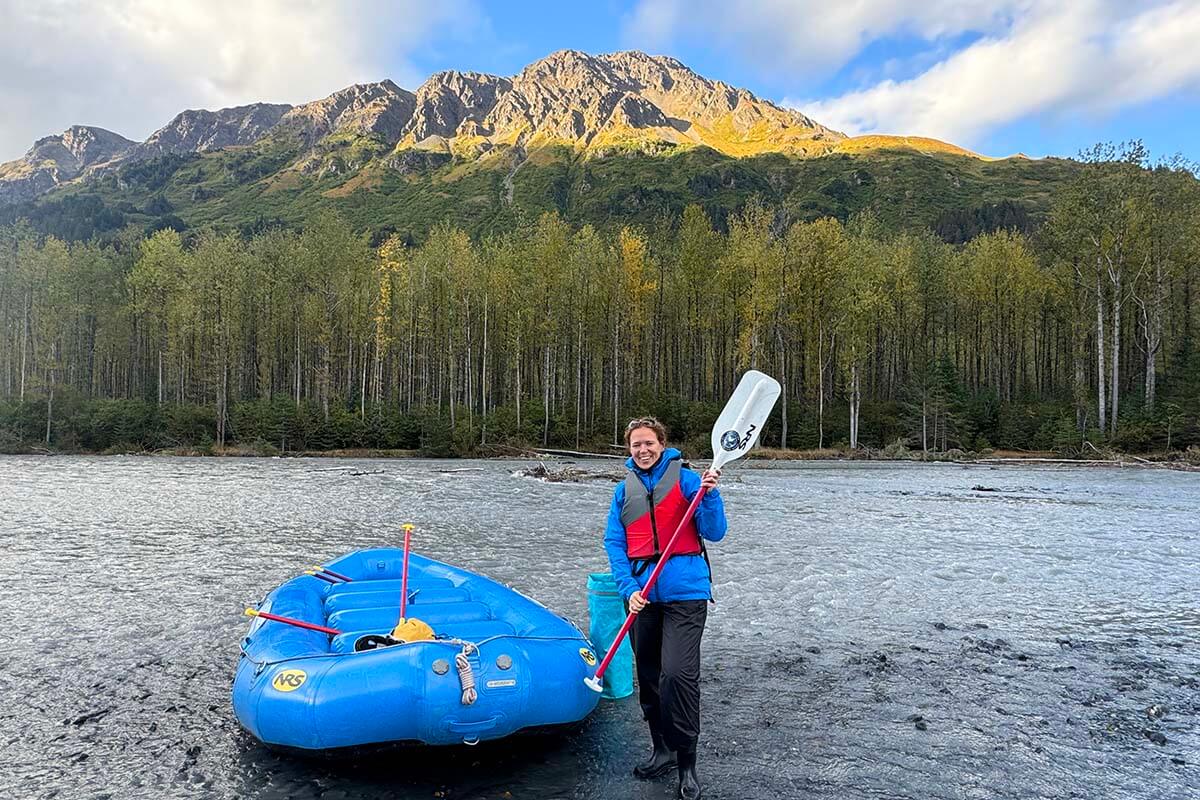 Rafting on Resurrection River in Seward Alaska