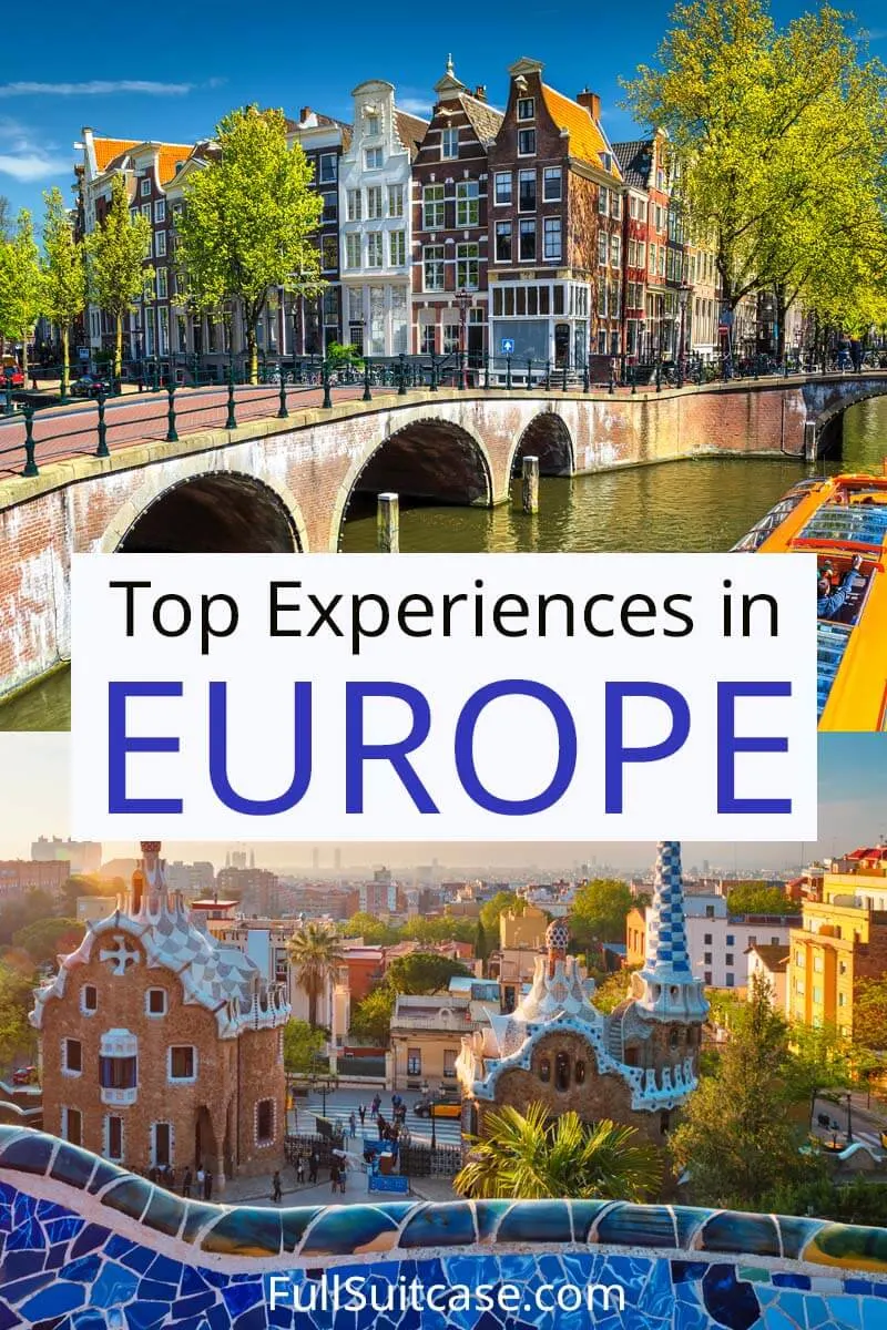 Top experiences in Europe