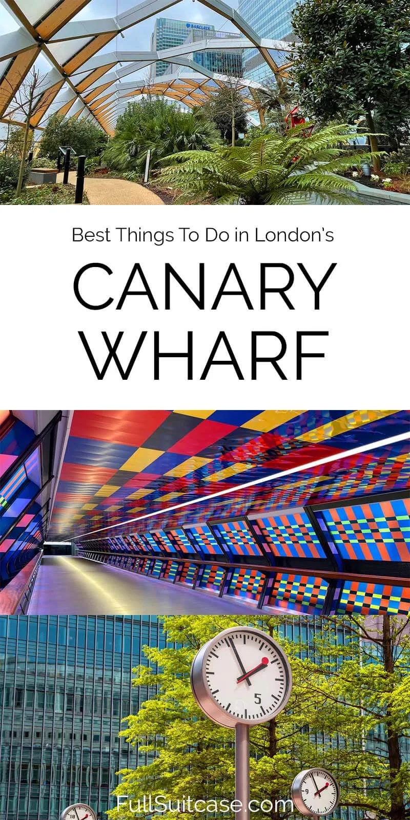 Top places to see and things to do in Canary Wharf London