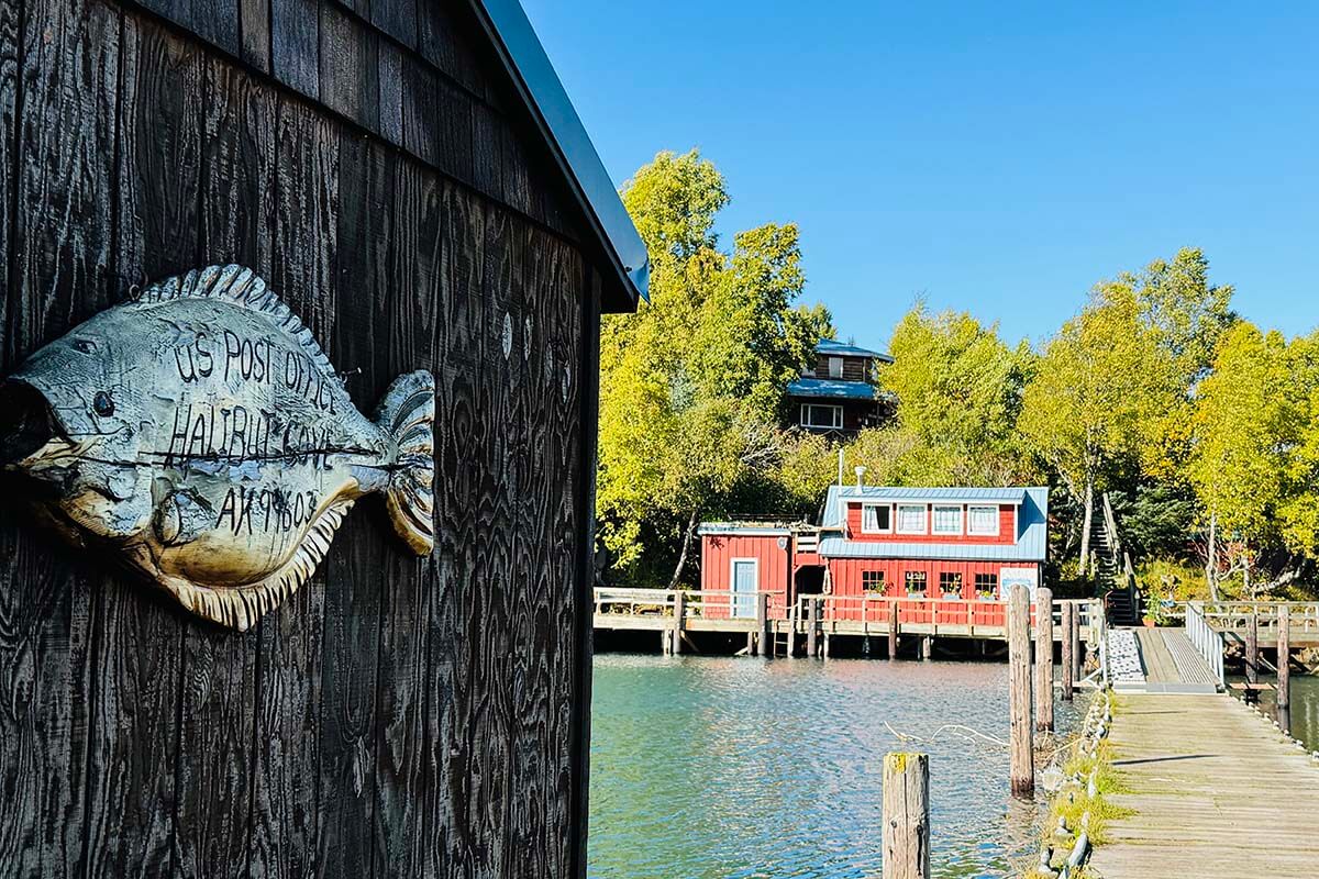 US Post Office at Halibut Cove Alaska