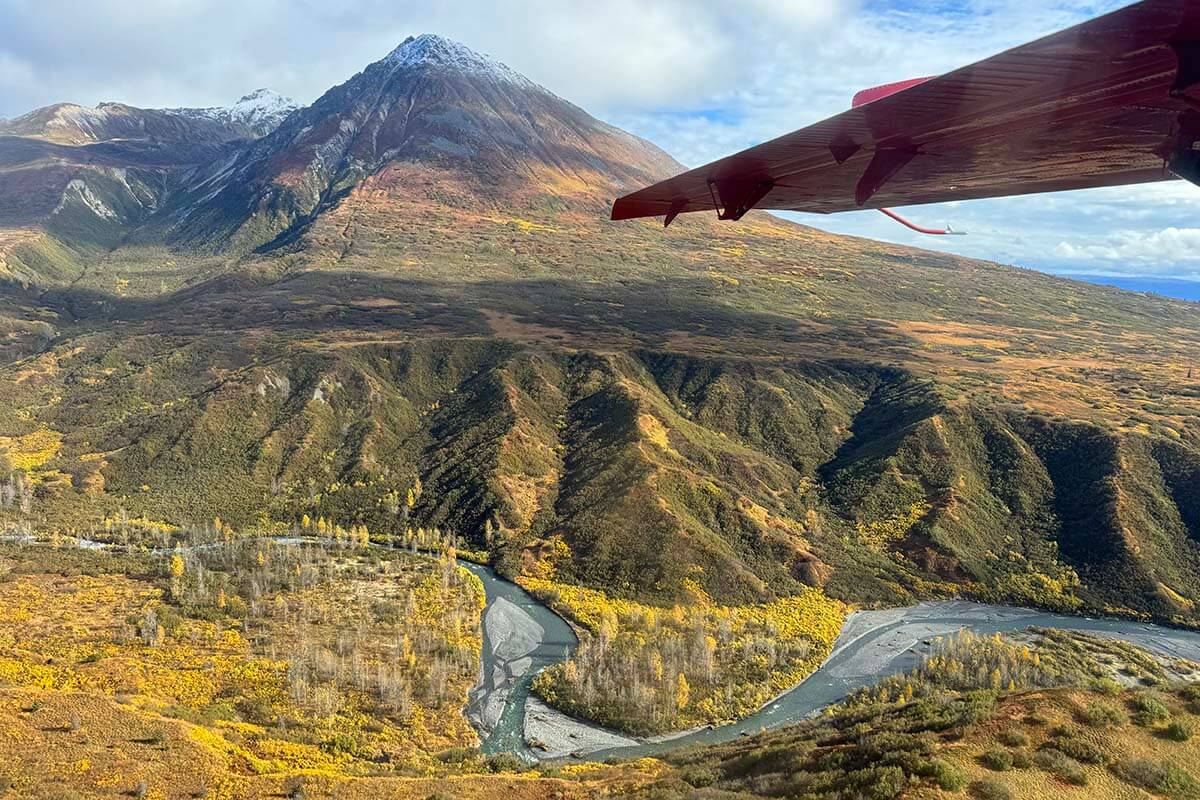 Alaska aerial view - Denali flight from Talkeetna