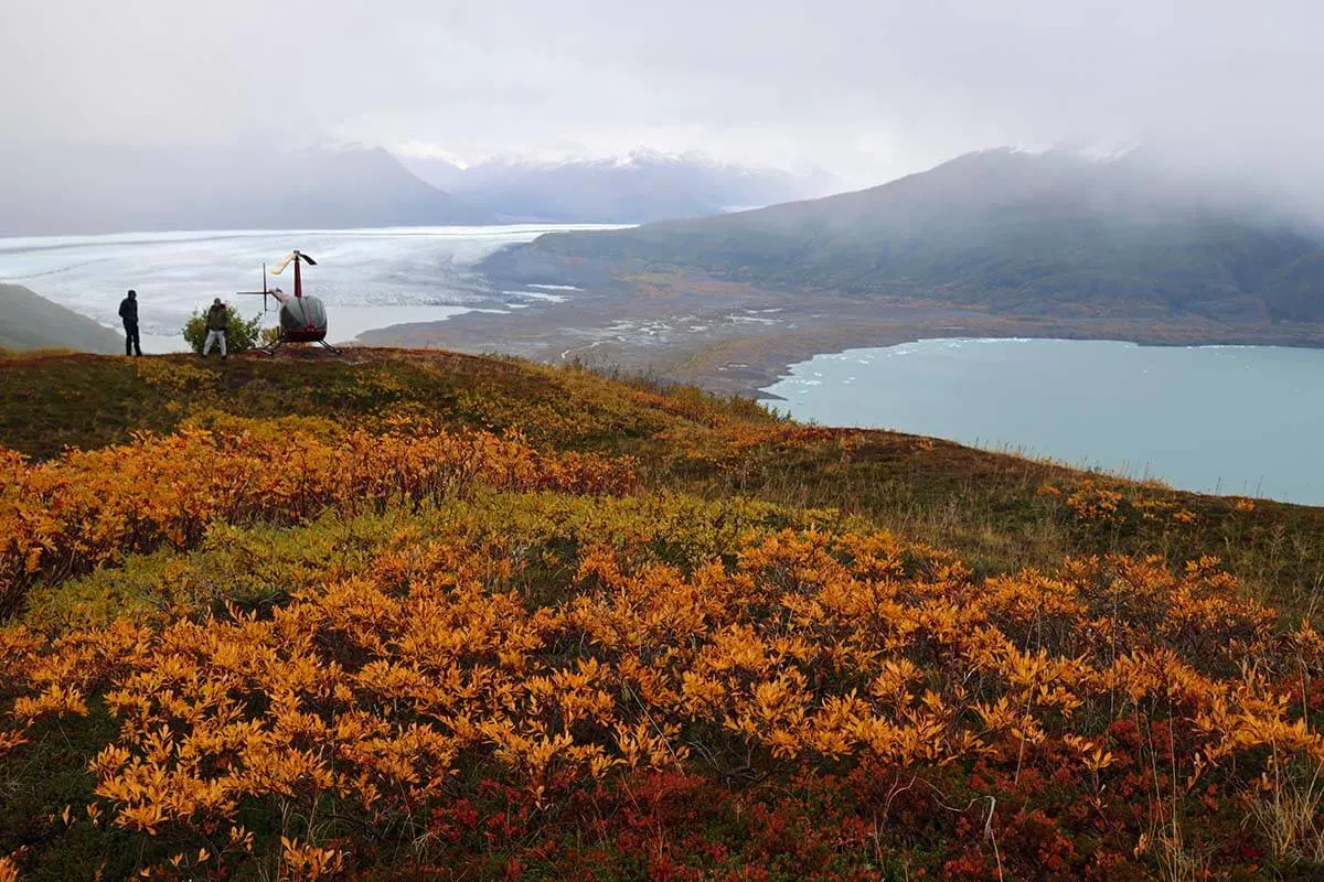 Alaska helicopter Grand Knik tour scenery