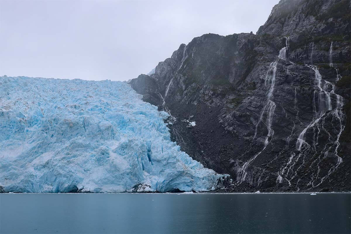 Blackstone Bay tidal glacier - Prince William Sound Cruise Alaska