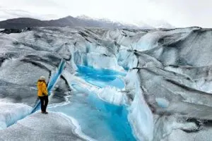 Knik Glacier helicopter tour in Alaska