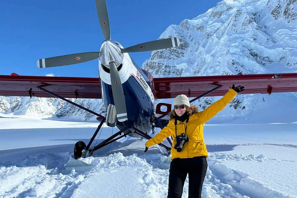 Denali flightseeing with glacier landing - Alaska's top tour can be done on a day trip from Anchorage