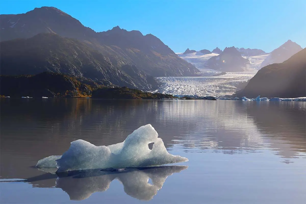 Grewingk Glacier Lake near Homer, Alaska