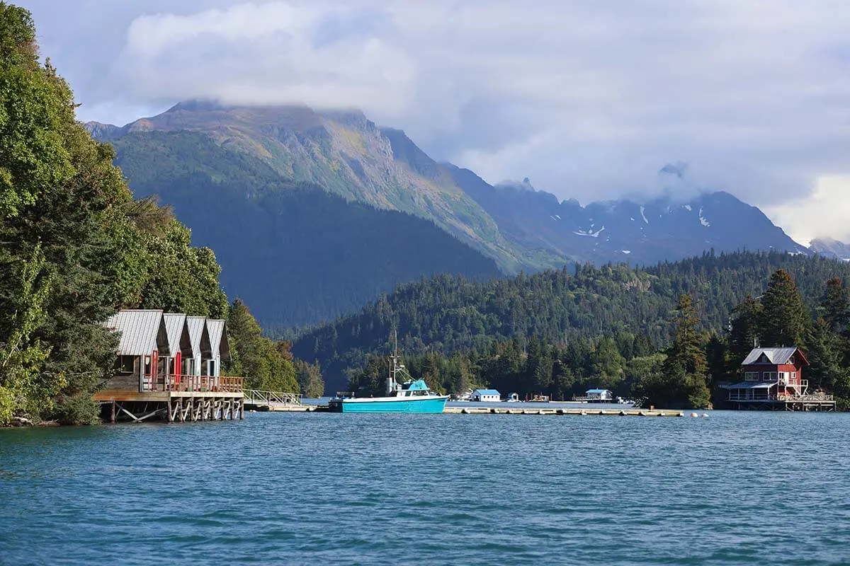 Halibut Cove near Homer - Alaska itinerary