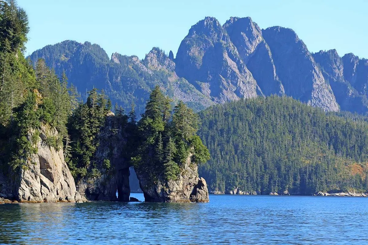 Kenai Fjords National Park coastal scenery