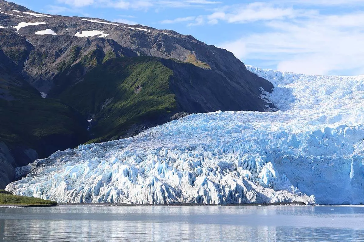 Tidal Glacier in Kenai Fjords National Park in Alaska