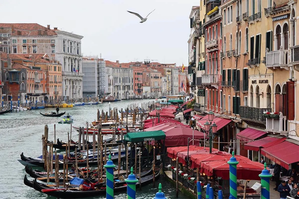 Grand Canal and San Polo neighborhood in Venice