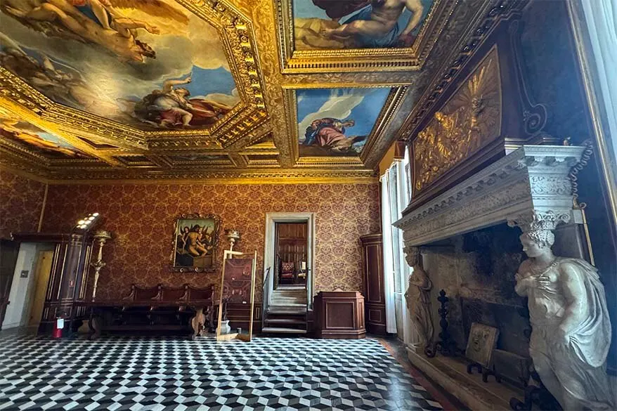 Secret chambers of the Doge's Palace in Venice