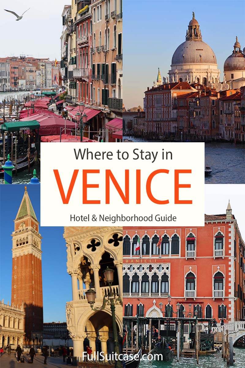 Tourist guide to the best places to stay in Venice Italy