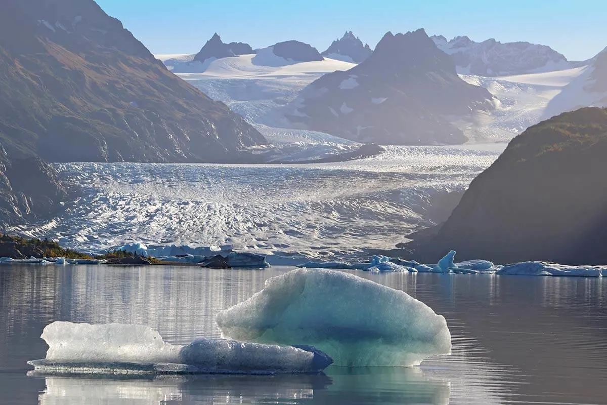 Grewingk Glacier in Alaska