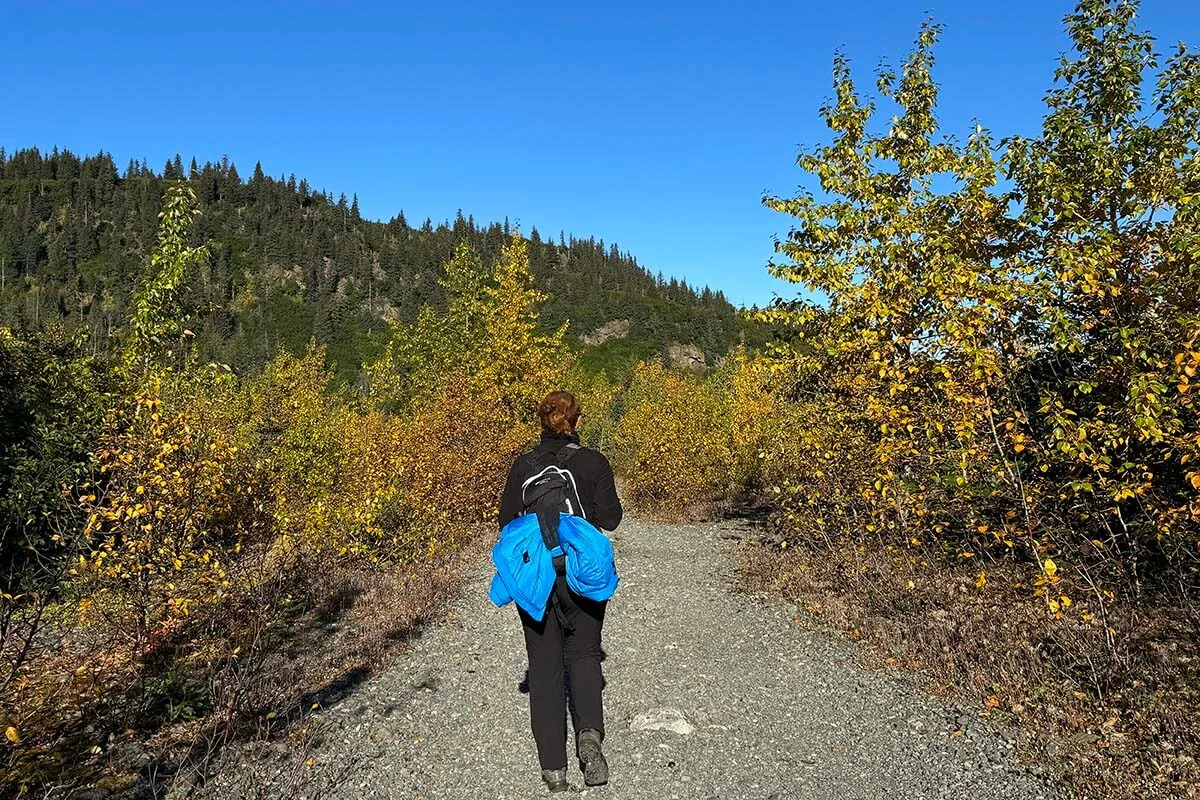 Hiking Grewingk Glacier Lake trail - best hike in Homer Alaska