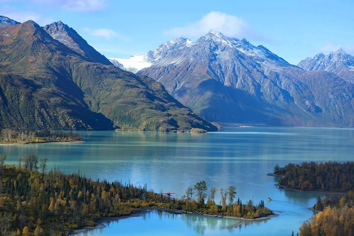 Lake Crescent in Lake Clark National Park Alaska