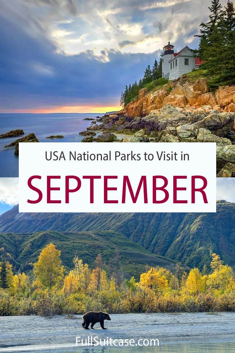 USA National Parks to visit in September