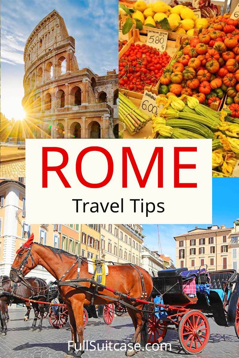 Rome travel tips and planning guide for your first visit