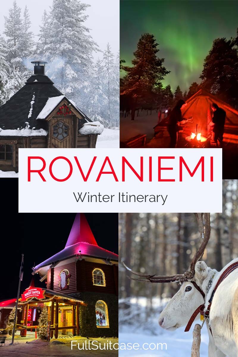 Rovaniemi winter itinerary and travel tips