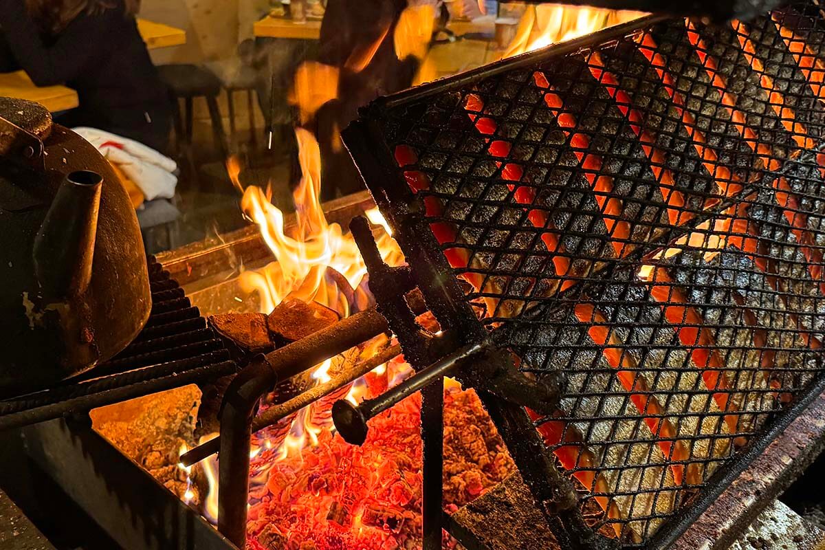 Salmon restaurant at Santa Claus Village in Rovaniemi Finland