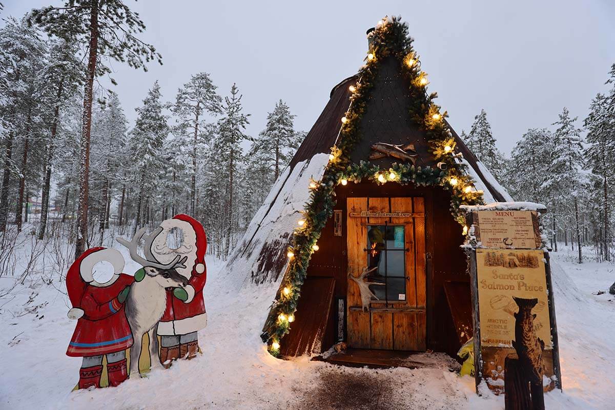 Santa's Salmon Place restaurant at Santa Claus Village in Rovaniemi