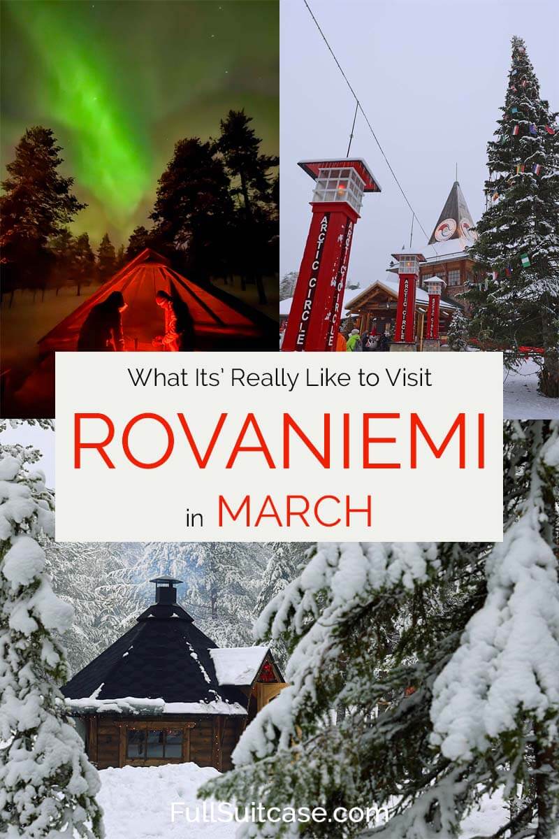 What it's really like to visit Rovaniemi in Lapland in March - weather, things to do, and what to expect