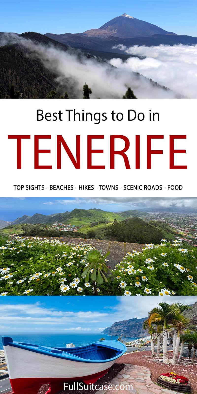 Best things to do in Tenerife - top sights, beaches, hikes, scenic roads, food, and more
