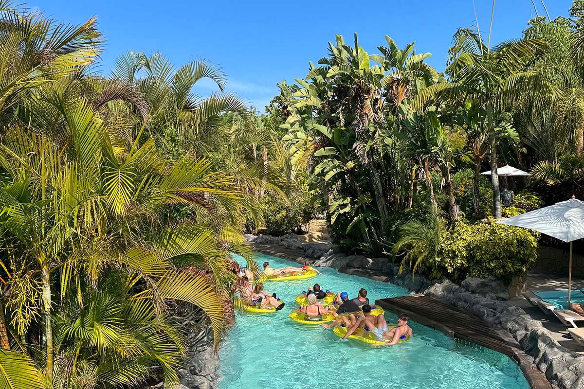 Mai Thai River - lazy river at Siam water park in Tenerife