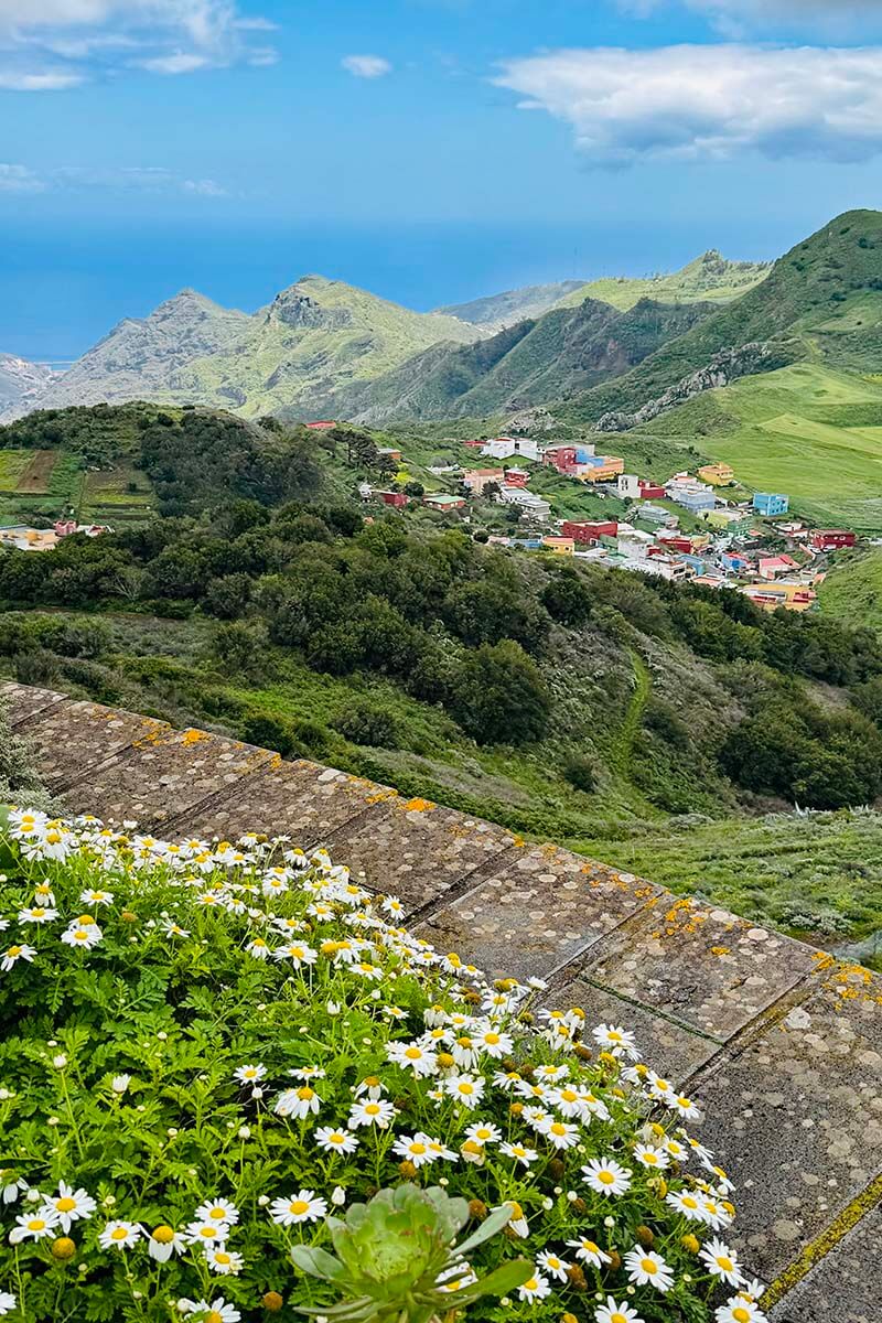 Mirador de Jardina on TF-12 scenic road in the north of Tenerife