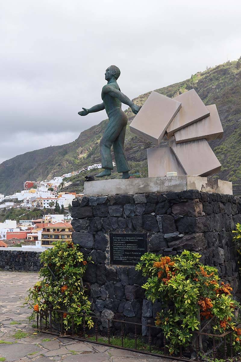 Mirador del Emigrante in Garachico Tenerife