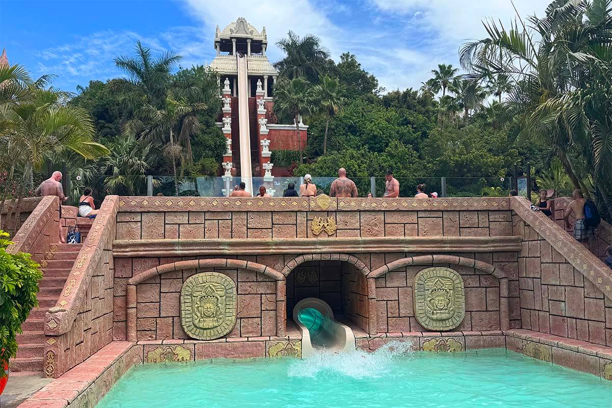 Tower of Power attraction in Siam Park, Tenerife