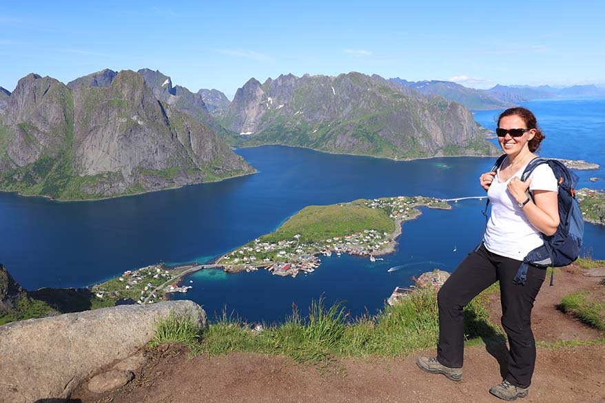 What I wore for hiking in Lofoten in Northern Norway in summer