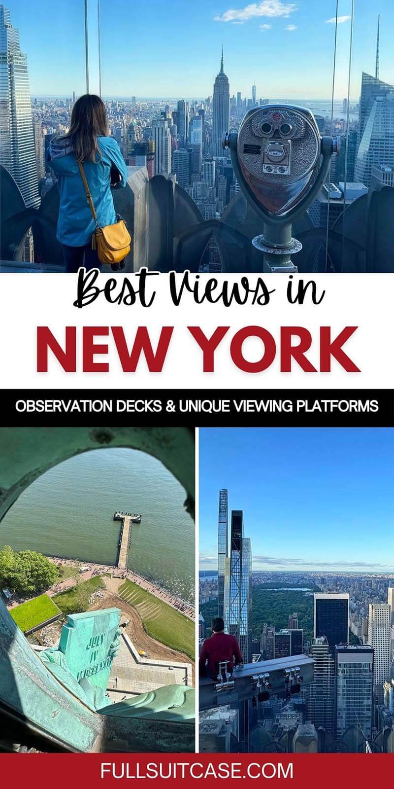 Best observation decks and viewing platforms in Manhattan New York