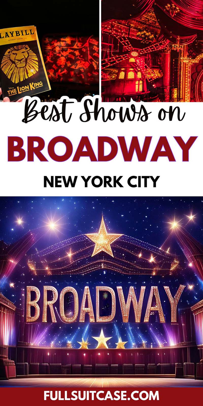 Best shows on Broadway NYC