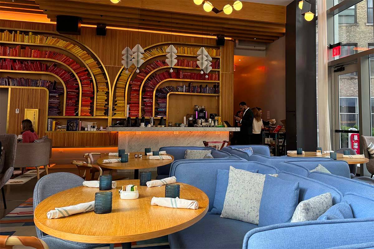 Breakfast room at Virgin Hotels New York City