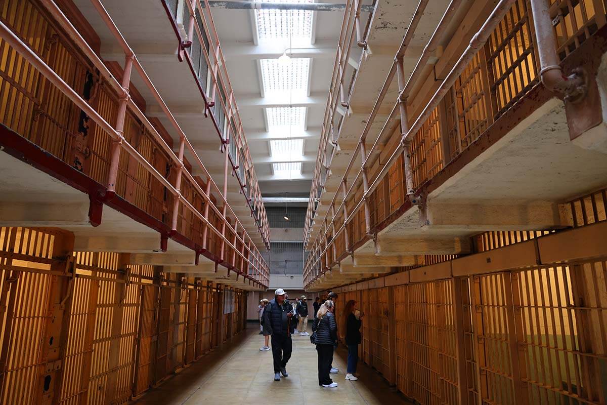 Alcatraz prison interior, San Francisco, USA