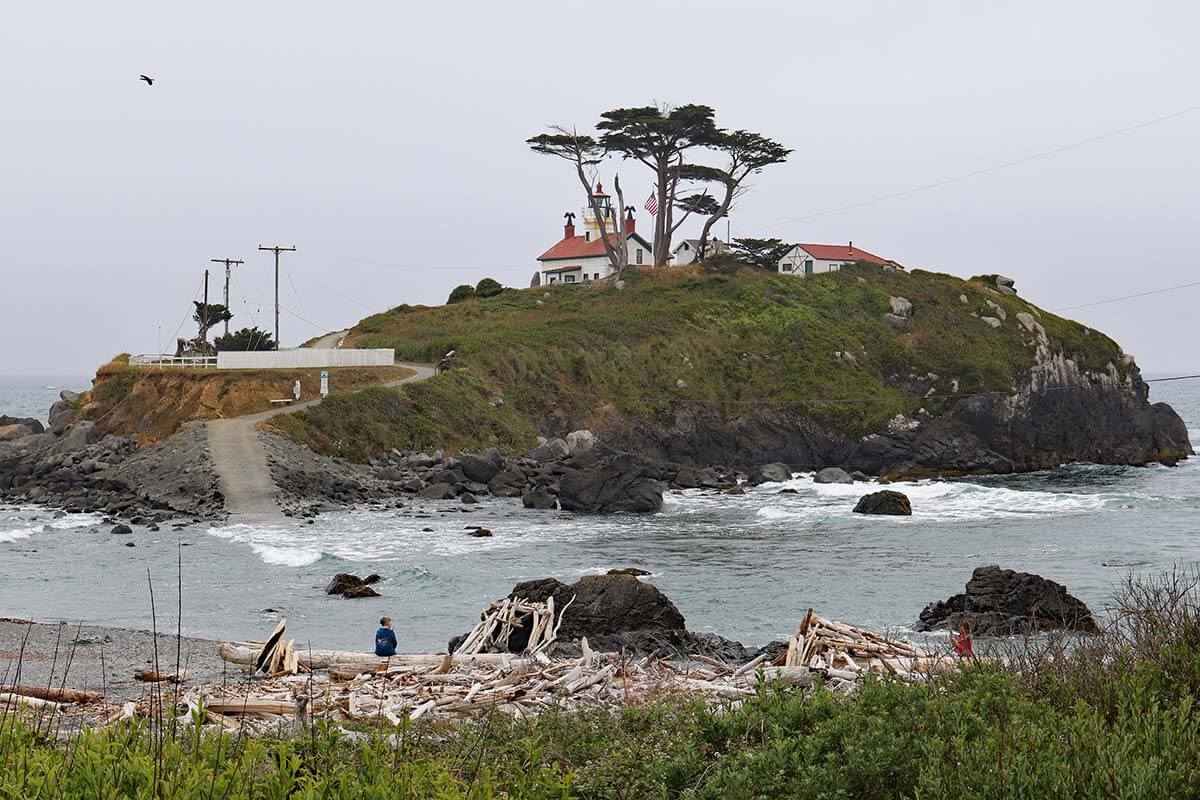 Battery Point Lighthouse in Crescent City, CA