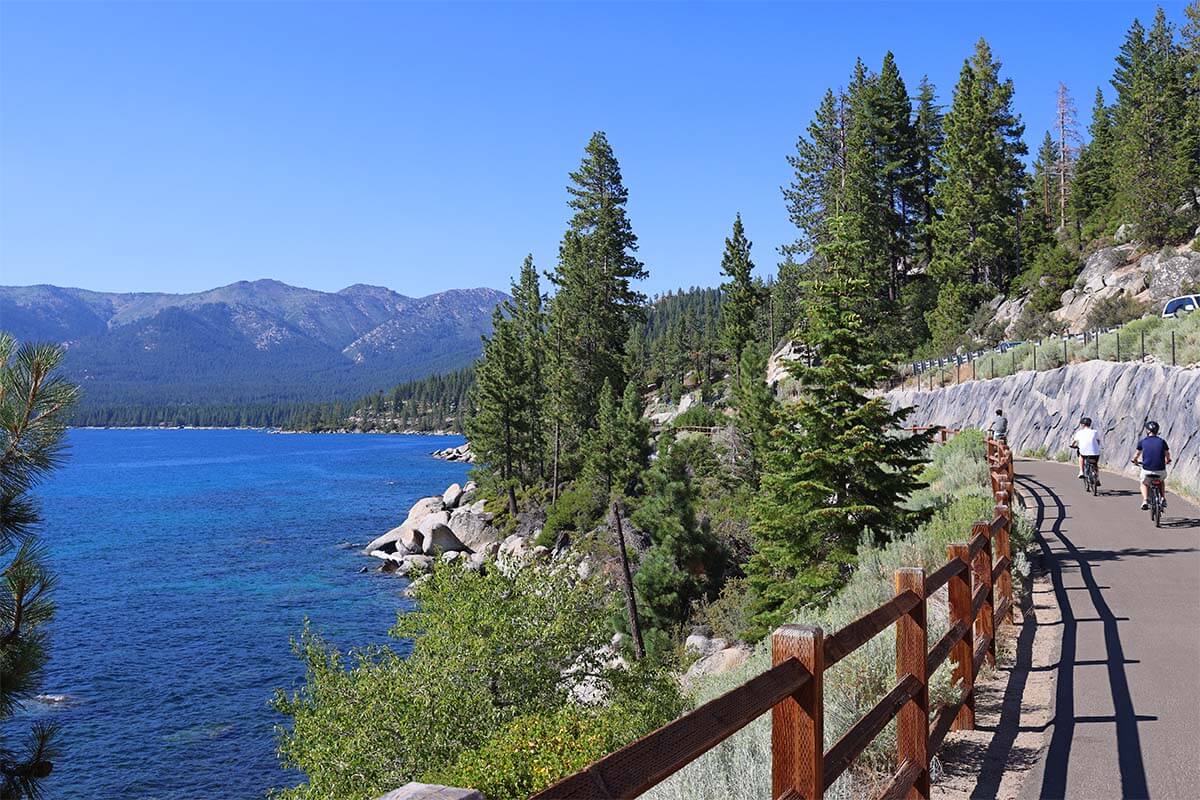 Biking the Lake Tahoe East Shore Trail