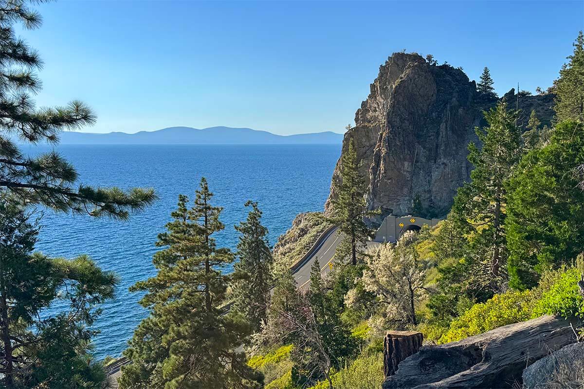 Cave Rock at Lake Tahoe