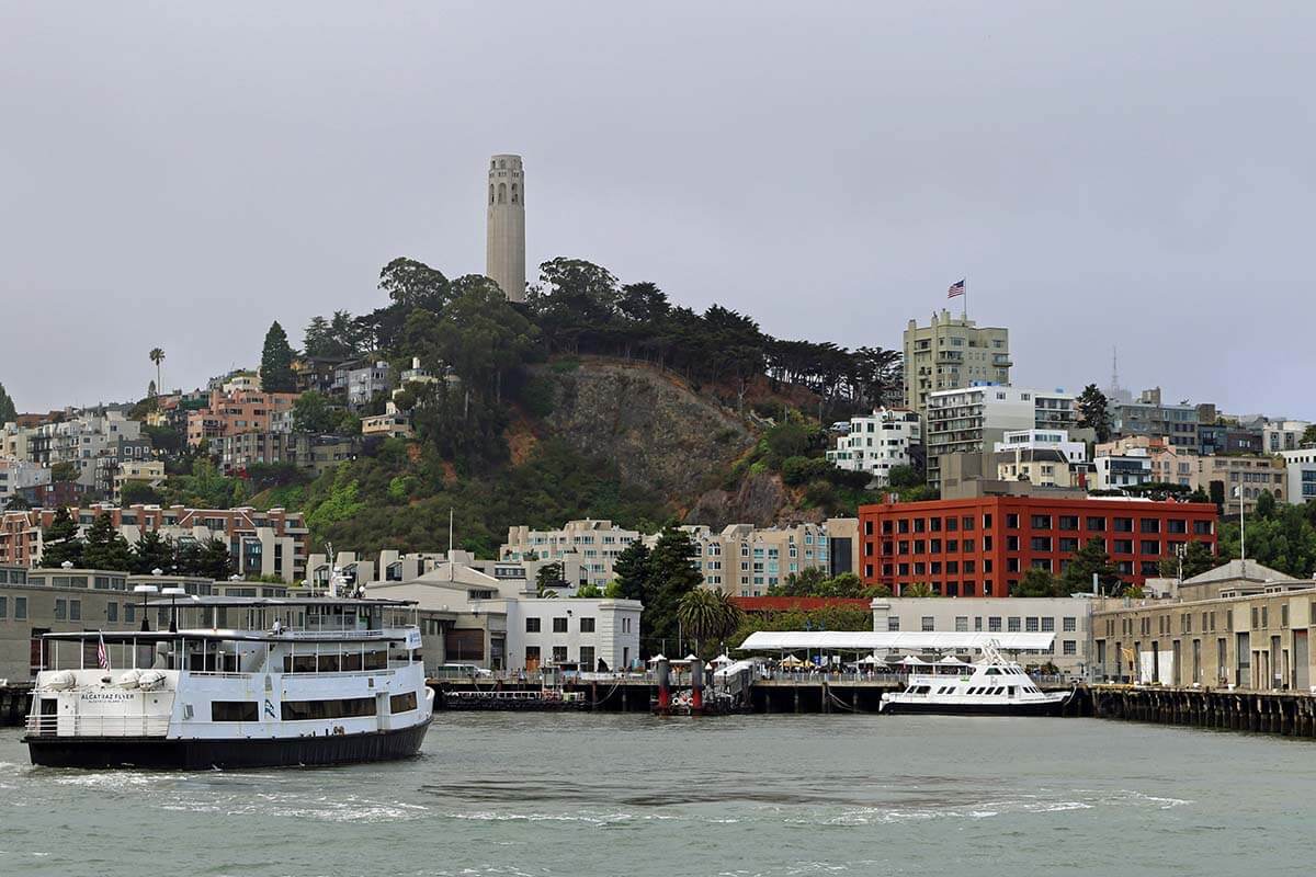 Coit Tower in San Francisco