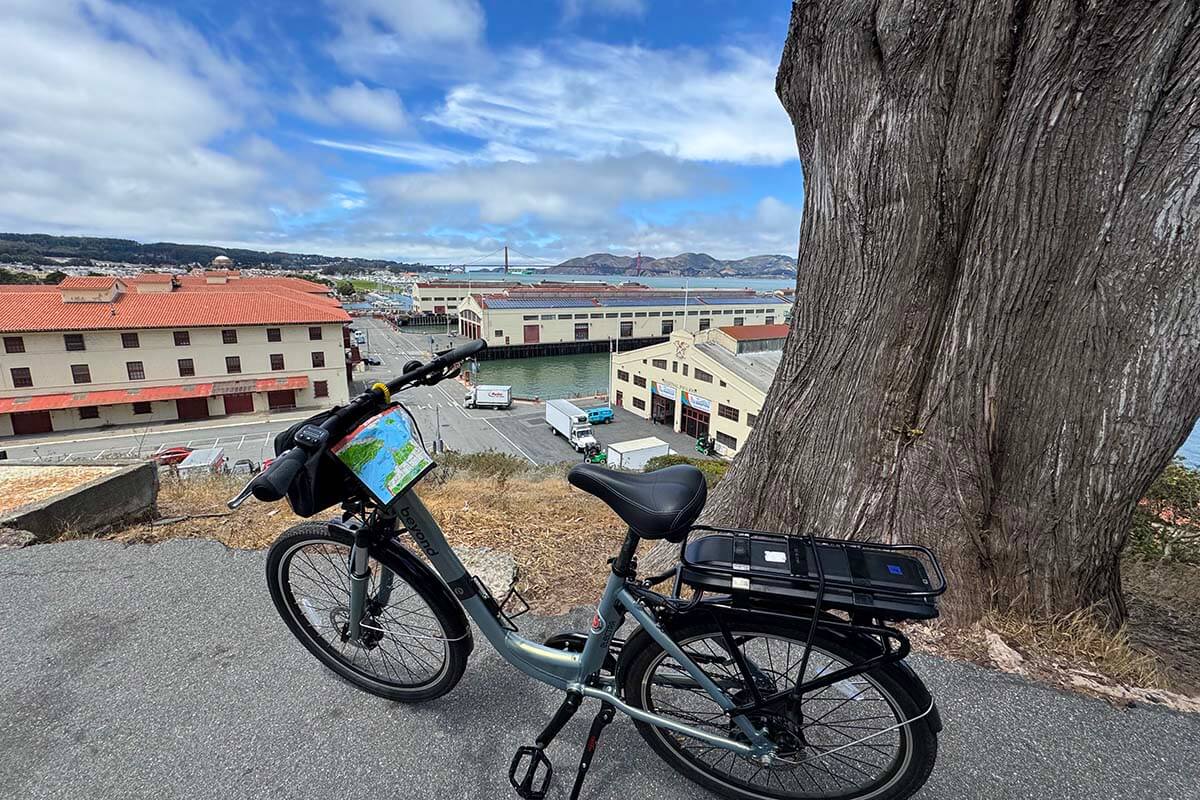 E-bike tour to Golden Gate Bridge in San Francisco