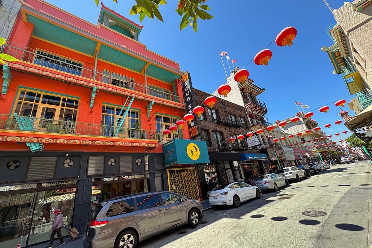 Grant Avenue in San Francisco Chinatown