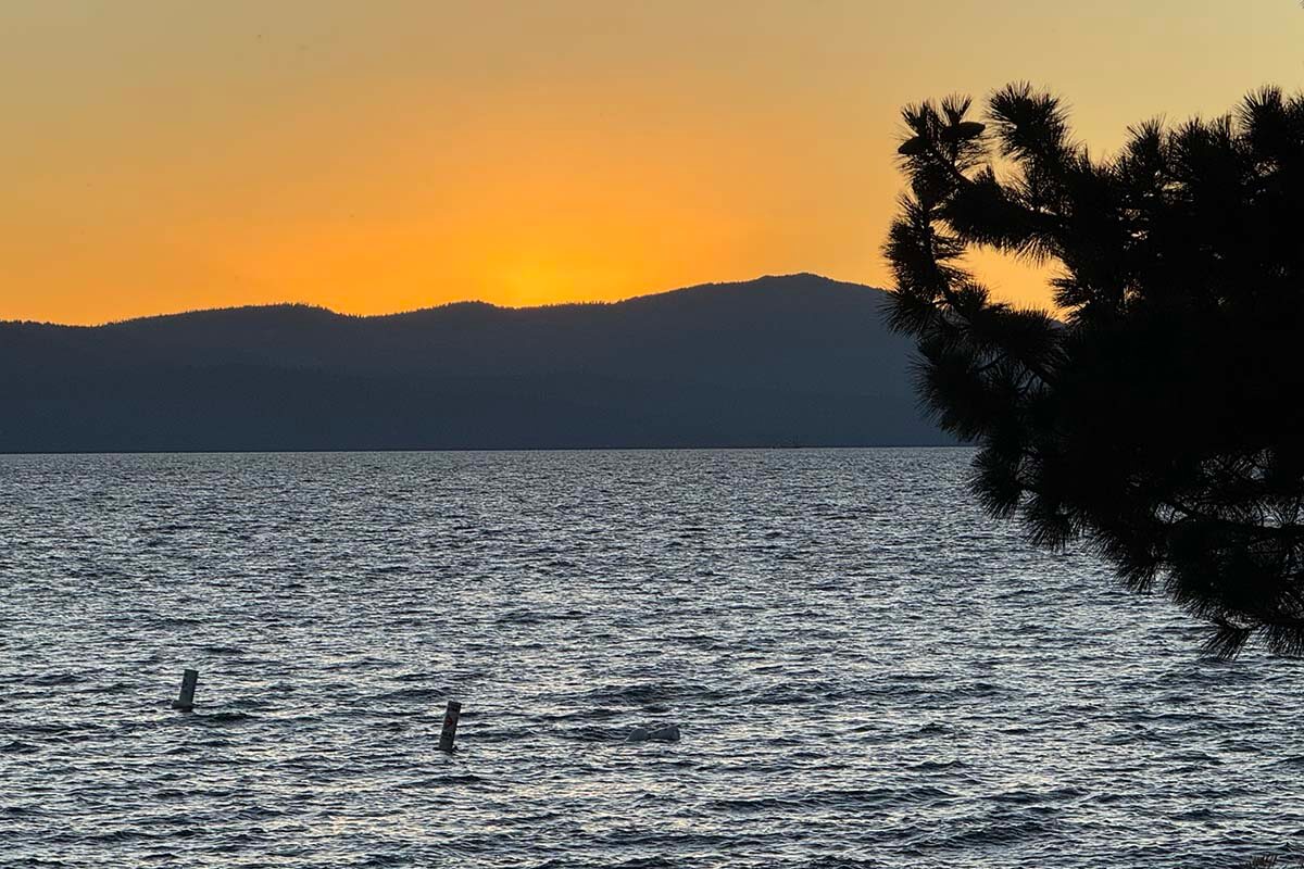 Lake Tahoe sunset