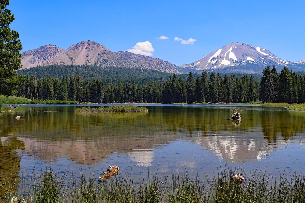 Manzanita Lake in Lassen Volcanic National Park