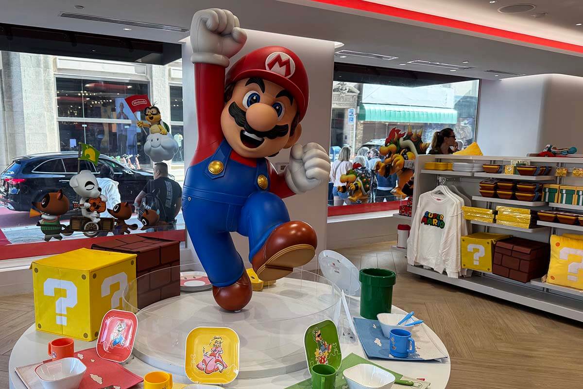 Nintendo store in San Francisco Union Square