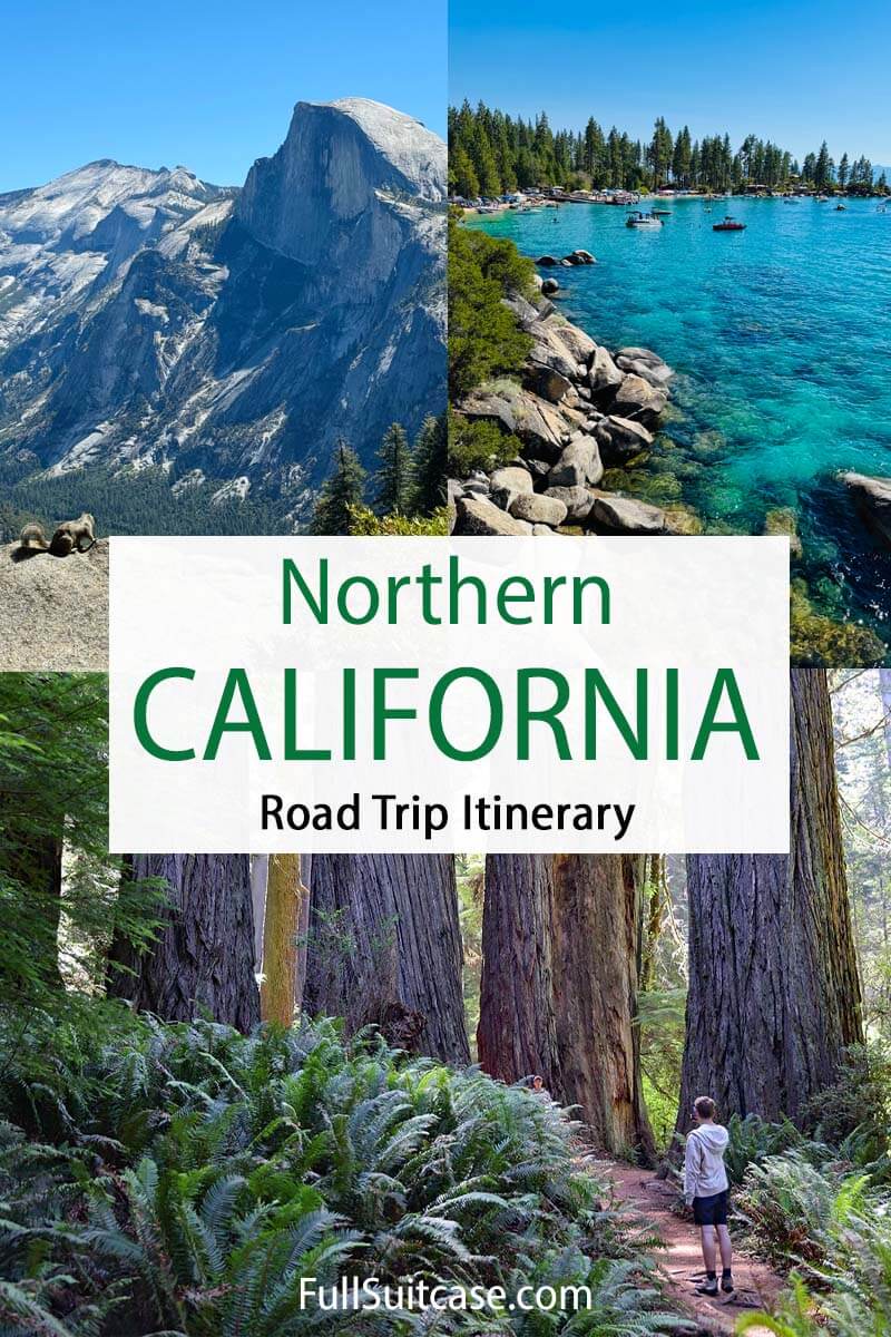 Northern California road trip itinerary
