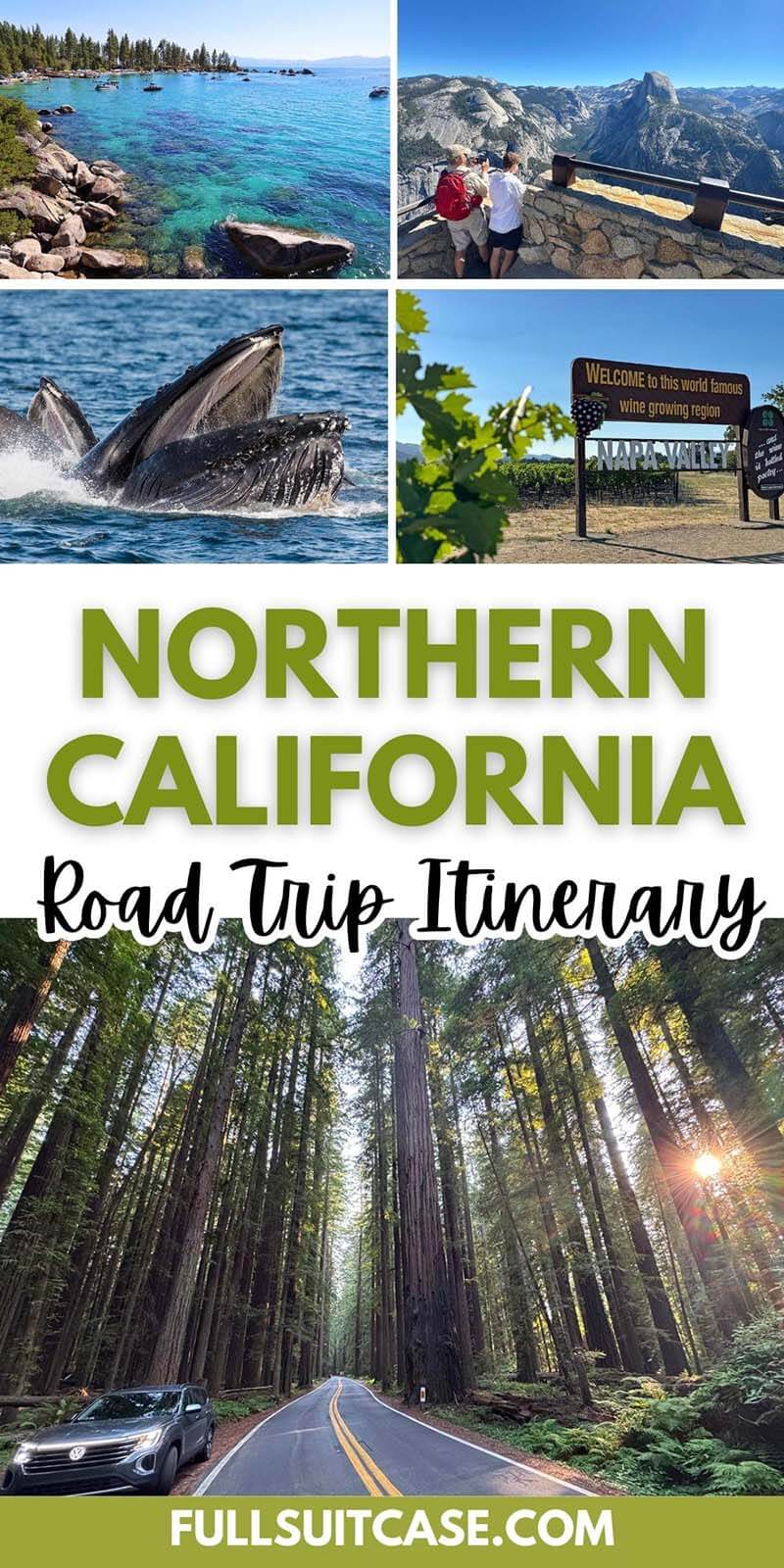 Northern California road trip itinerary for two weeks