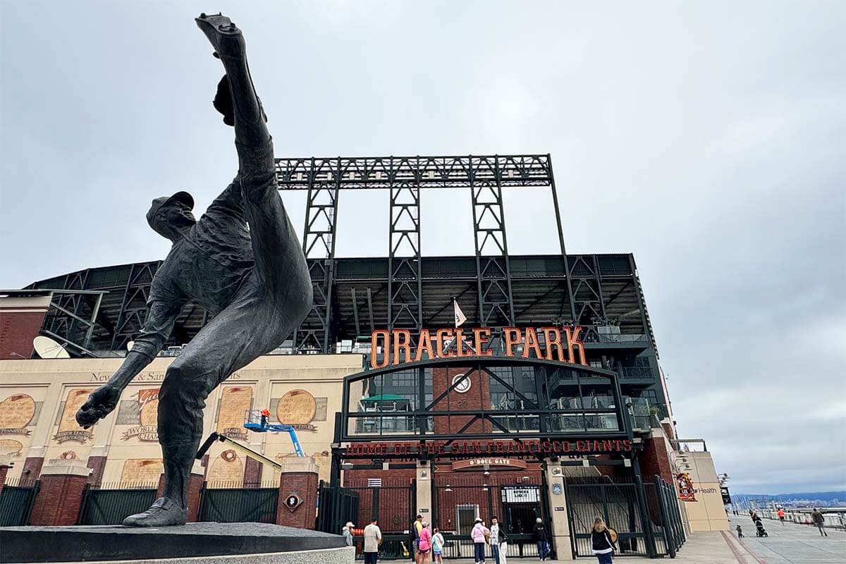 Oracle Park baseball stadium in San Francisco