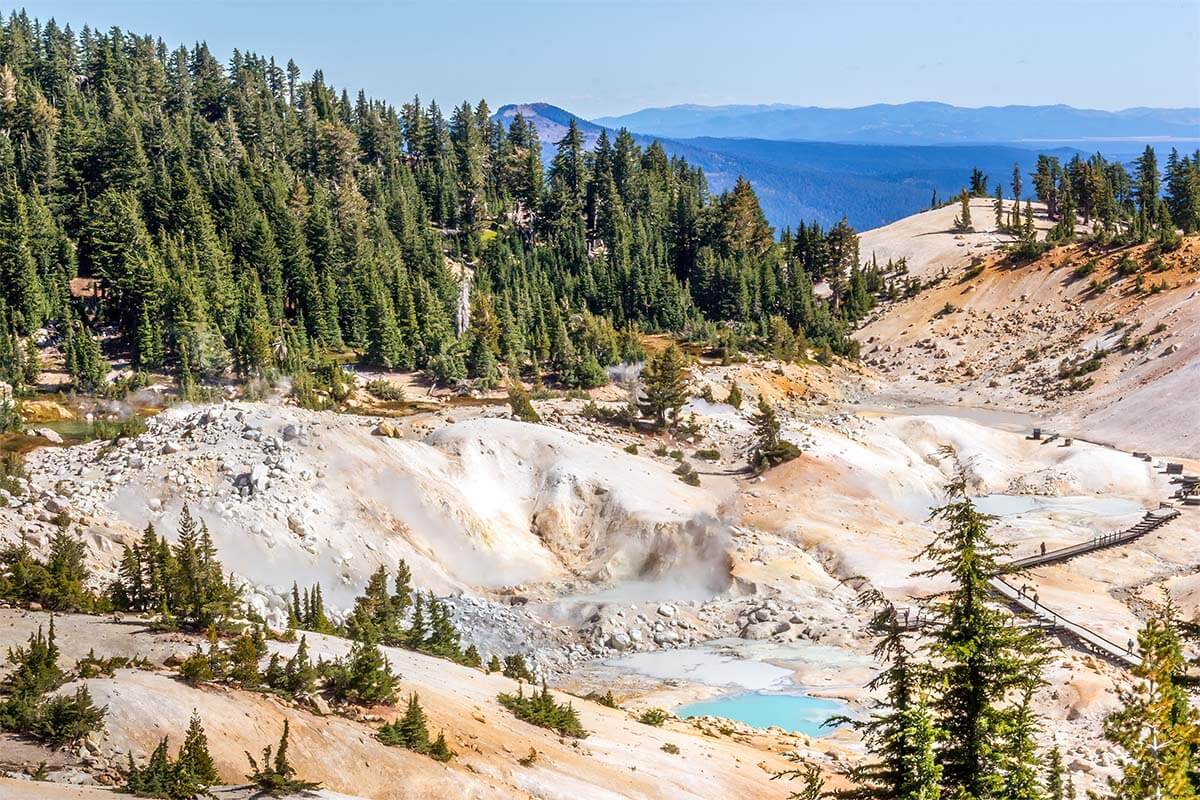 Bumpass Hell - one of the top places to see in Lassen Volcanic National Park