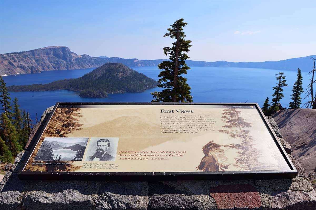 Discovery Point at Crater Lake National Park